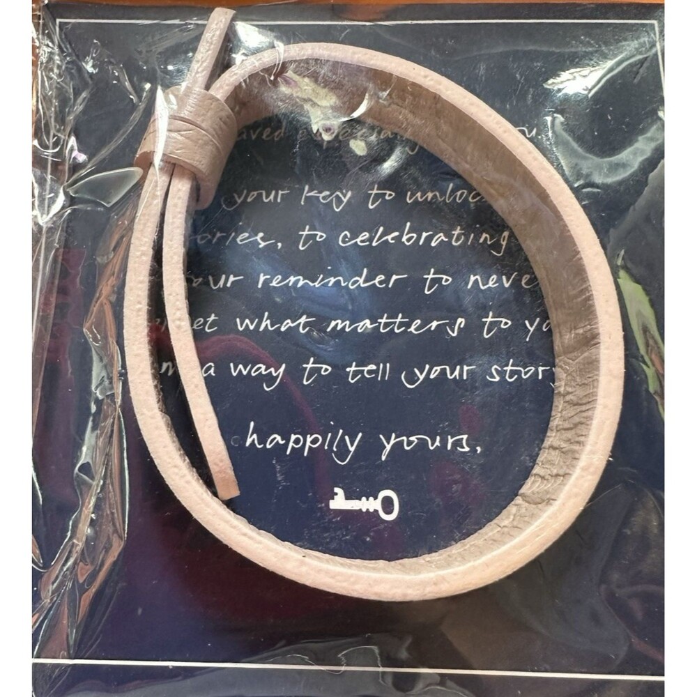 Keep Collective croc-embossed Blush purple Metal Leather "Blessed Easter" NIP